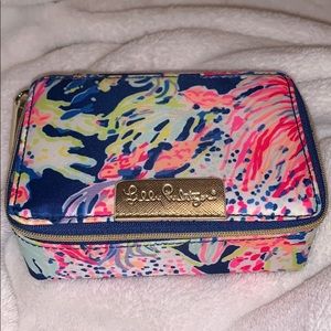 Lilly Pulitzer travel jewelry case